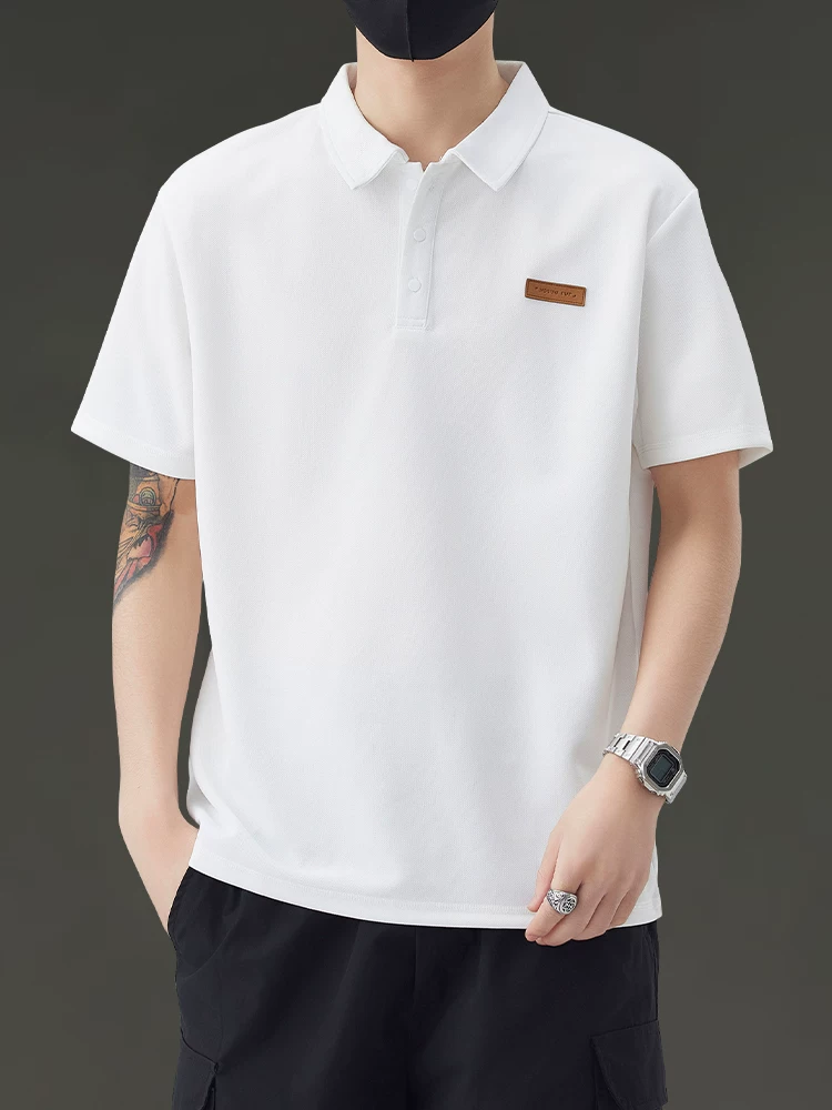 Áo sơ mi POLO vải lụa mỏng chống nắng, kháng khuẩn, kiểu Mỹ, cấp 7A của Jeanswest dành cho nam, áo thun dáng rộng cổ bẻ mùa hè.