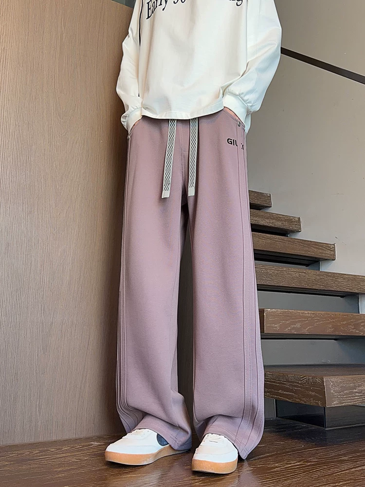 Quần dài ống rộng kiểu Mỹ của Jeanswest dành cho nam, mùa xuân thu, thương hiệu thời thượng cao cấp, quần dài dáng rộng, sành điệu, đa năng.
