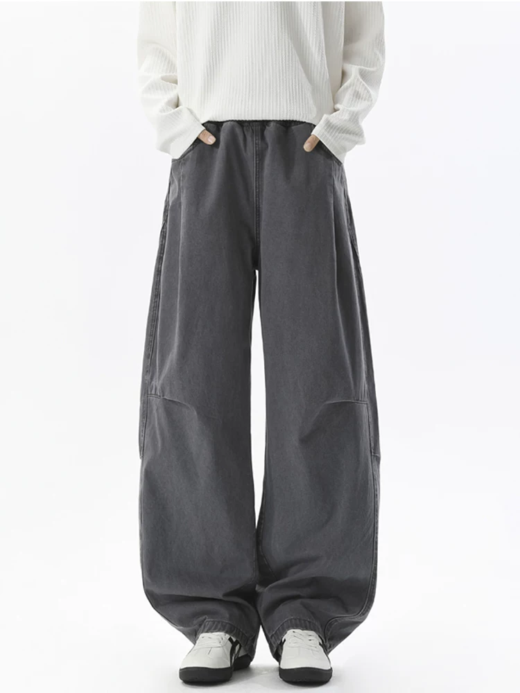 Quần dài nam Jeanswest phong cách Mỹ, chất liệu 100% cotton, dáng thẳng, phong cách thường ngày, thích hợp cho mùa xuân thu, cảm giác cao cấp, dáng rộng và rũ mềm.