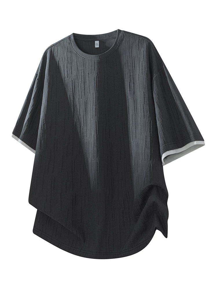 Áo thun cổ tròn phong cách Mỹ của Jeanswest dành cho nam, thương hiệu thời trang cao cấp mùa hè, đa năng, thoáng khí, thân thiện với làn da, áo ngắn tay.
