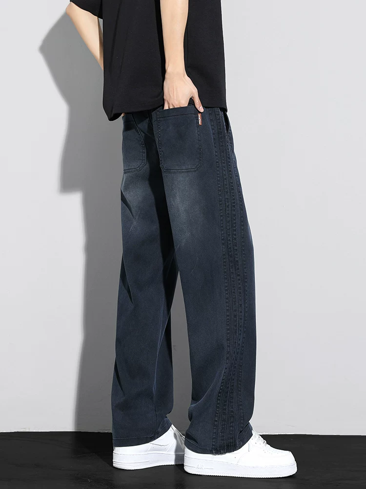 Quần jeans nam thời trang phong cách Mỹ của thương hiệu Jeanswest, mẫu mới xuân thu 2026, chất liệu cao cấp, quần dài casual lót lông cừu.