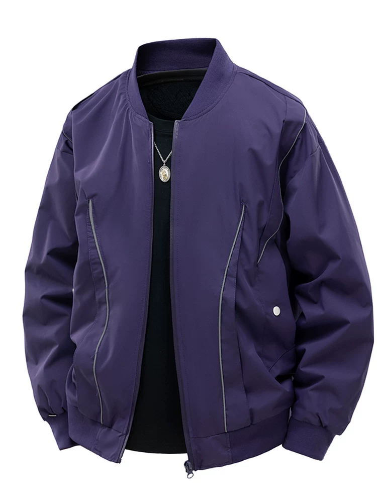 Áo khoác bóng chày cổ điển phong cách Mỹ của Jeanswest dành cho nam, áo khoác ngoài cao cấp, rộng rãi, đa năng, thích hợp cho mùa xuân và mùa thu.