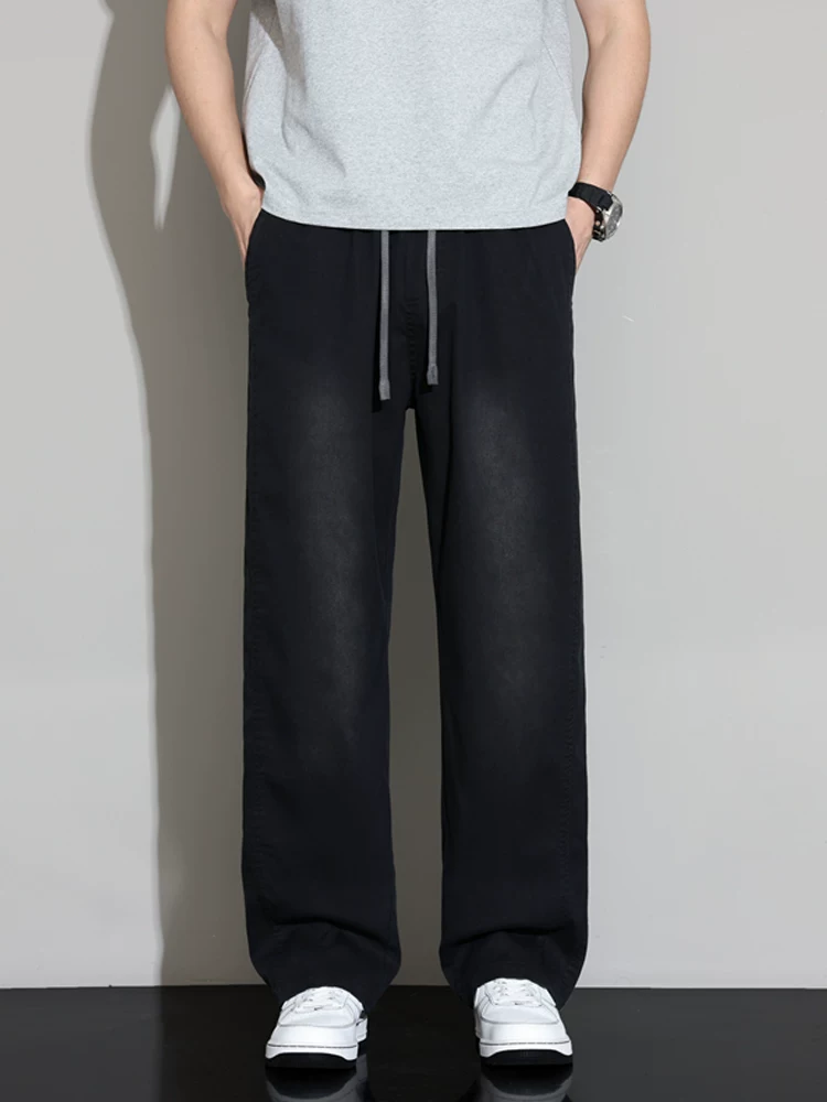 Quần dài ống đứng phong cách retro Mỹ của Jeanswest dành cho nam, quần dài dáng rộng thời trang mùa xuân thu, thương hiệu cao cấp.