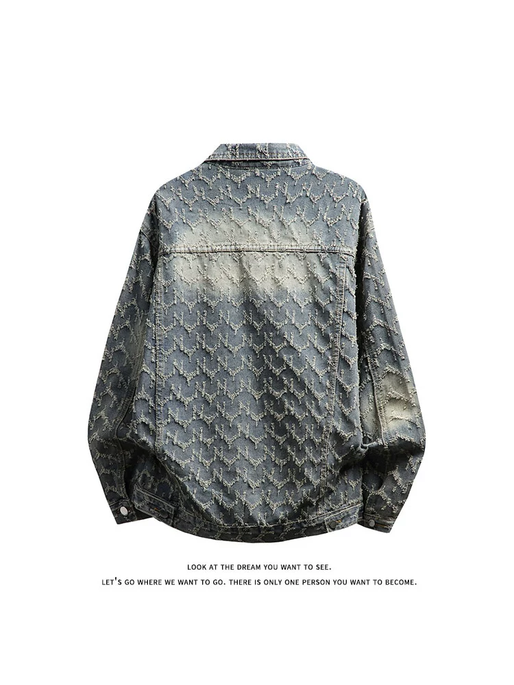 Áo khoác nam Jeanswest phong cách retro Mỹ, kiểu mới xuân thu 2026, áo khoác thời trang cao cấp, cá tính và sành điệu.