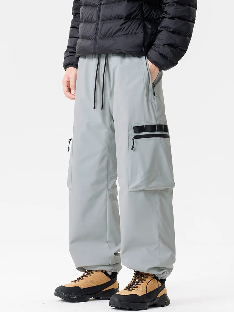 Quần cotton phong cách quần áo bảo hộ ngoài trời Jeanswest dành cho nam, quần thể thao trượt tuyết dày dặn giữ ấm mùa đông.