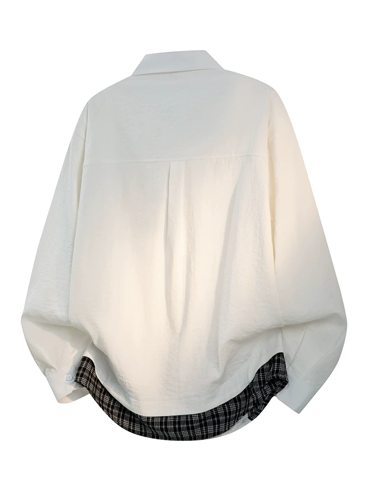 Áo sơ mi cổ bẻ kẻ sọc màu sắc phong cách Mỹ của Jeanswest dành cho nam, áo khoác cao cấp hợp thời trang, phong cách giản dị mùa xuân thu.