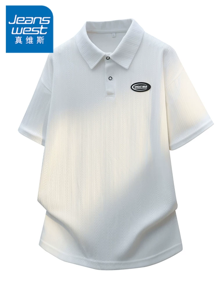 Áo thun nam kiểu Mỹ của Jeanswest, áo thun mùa hè cao cấp, rộng rãi, thoải mái, thân thiện với làn da, thoáng khí.