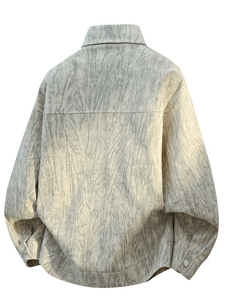 Áo khoác cao cấp màu đen kiểu Mỹ của Jeanswest dành cho nam, áo khoác dáng rộng cỡ lớn mới cho mùa xuân, mùa thu và mùa đông.