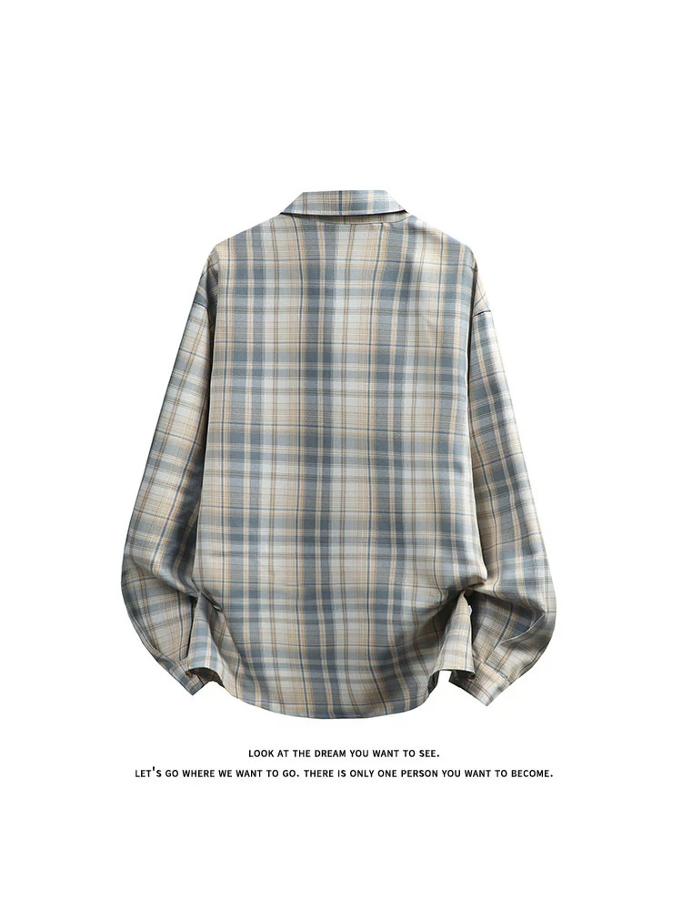 Áo sơ mi kẻ sọc phong cách Mỹ cổ điển của Jeanswest dành cho nam, thương hiệu thời trang thường ngày mùa xuân thu, áo kiểu thời thượng và cao cấp.