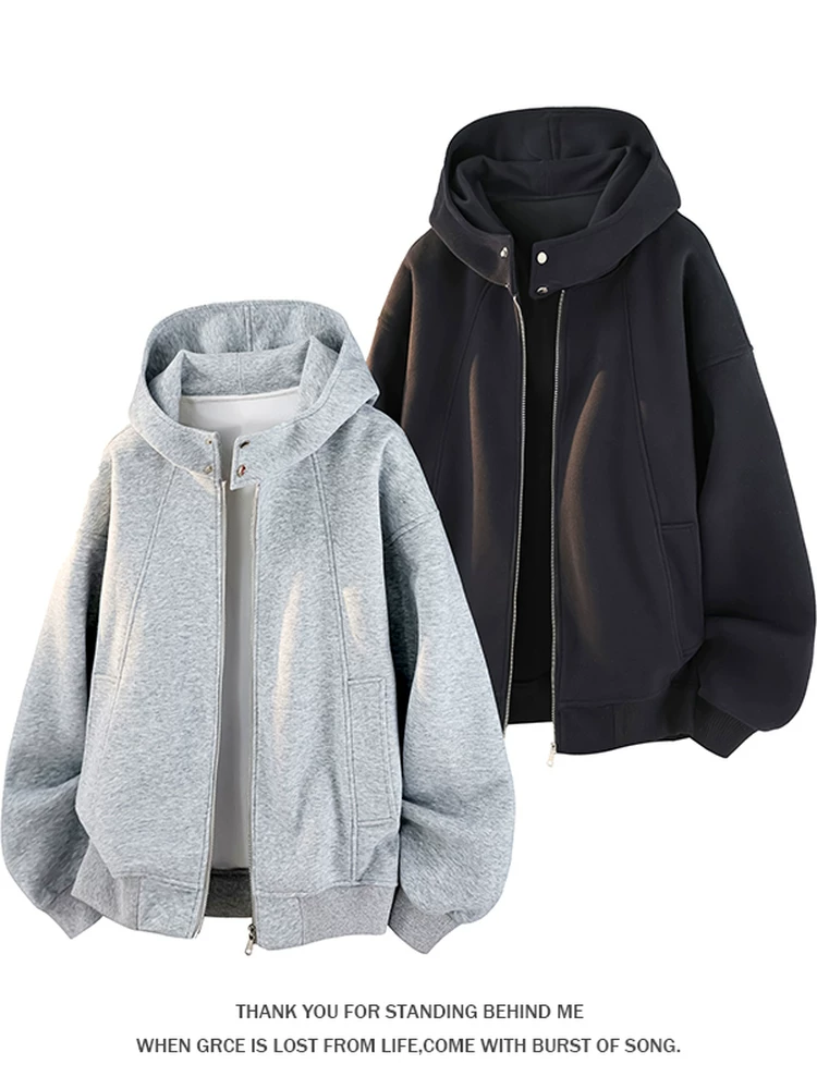 Áo khoác cardigan có mũ thời trang Jeanswest dành cho nam, mùa xuân thu 2026, áo cardigan cao cấp hợp thời trang, phong cách thường ngày.
