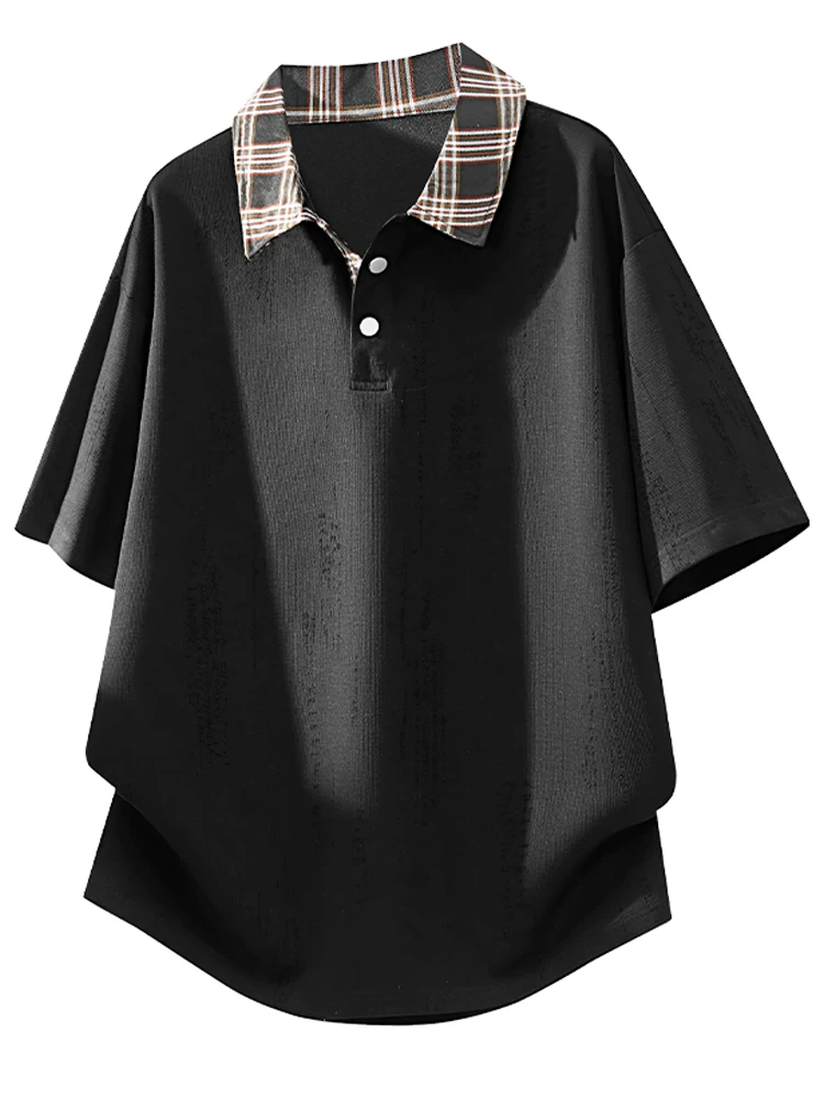 Áo polo nam Jeanswest phong cách Mỹ cổ điển phối màu, kiểu mới hè 2026, áo polo rộng rãi thời trang thoáng khí.