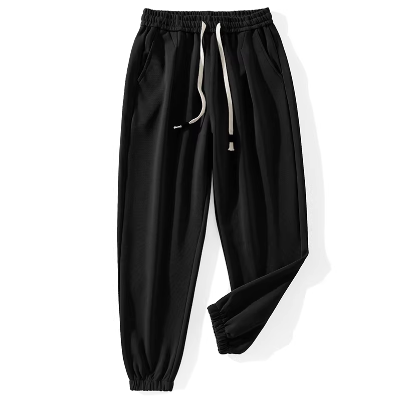 Quần jogger nam JIEYI phong cách Nhật Bản thời thượng, chất liệu cotton mềm mại, thiết kế đơn giản đa năng, thoải mái.