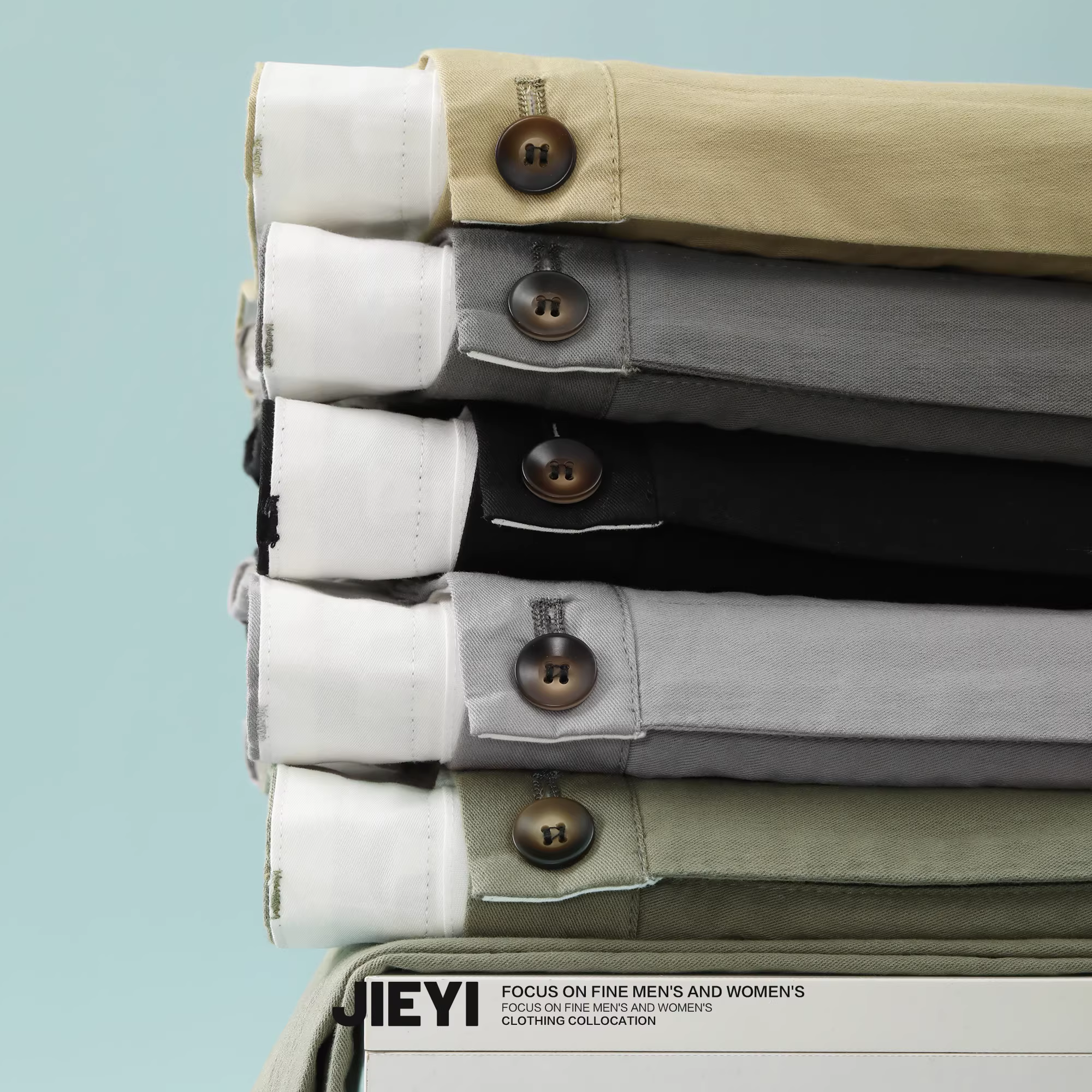 Ưu đãi đặc biệt: Quần âu nam chất liệu lụa đá Hàn Quốc, dài 9/10, màu kaki, dáng thẳng nhỏ, kiểu dáng vintage ba chiều.