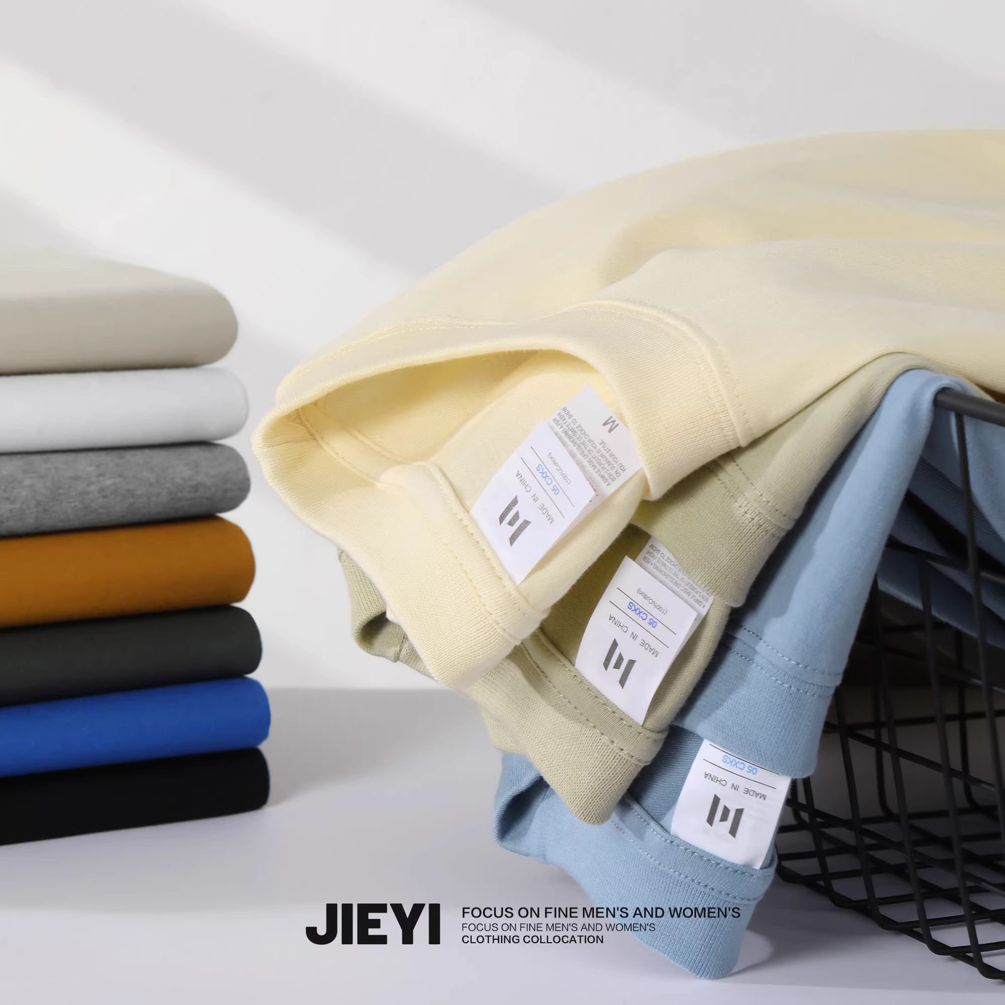 Áo thun nam tay dài chất cotton 100% dày dặn, màu trơn, kiểu dáng rộng rãi, phong cách Nhật Bản, thời trang, năng động.