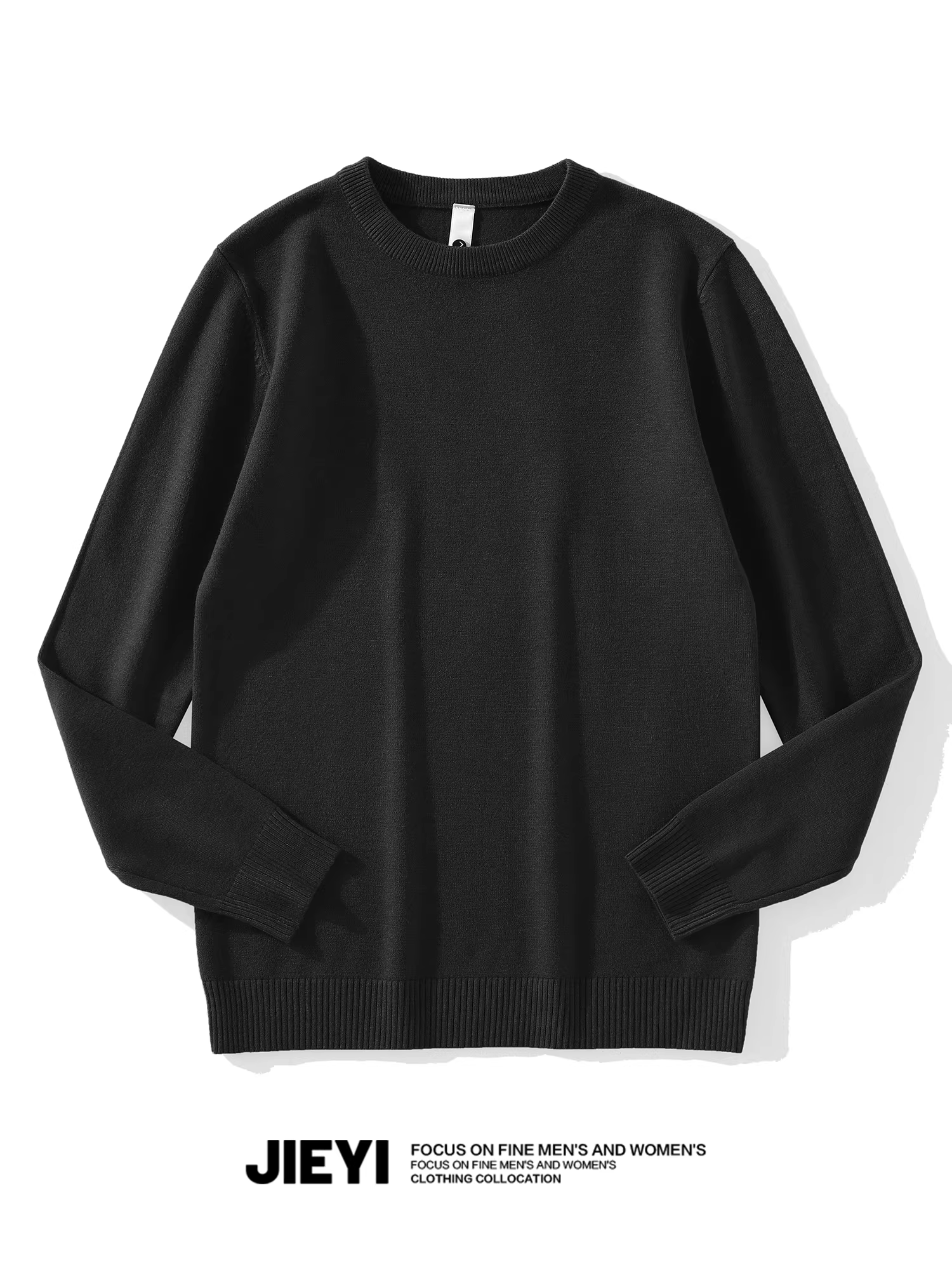 Áo len nam cổ tròn dệt kim mùa đông ấm áp, kiểu dáng cổ điển ôm sát, chất liệu mềm mại và đa năng.