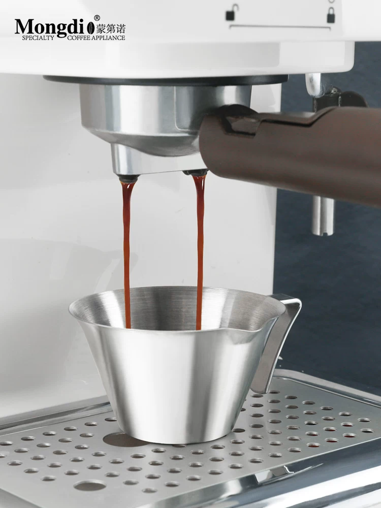 Cốc chiết xuất cà phê Mongdio cốc đo cà phê bằng thép không gỉ cốc cà phê espresso máy pha cà phê cốc đo chất lỏng cốc ounce