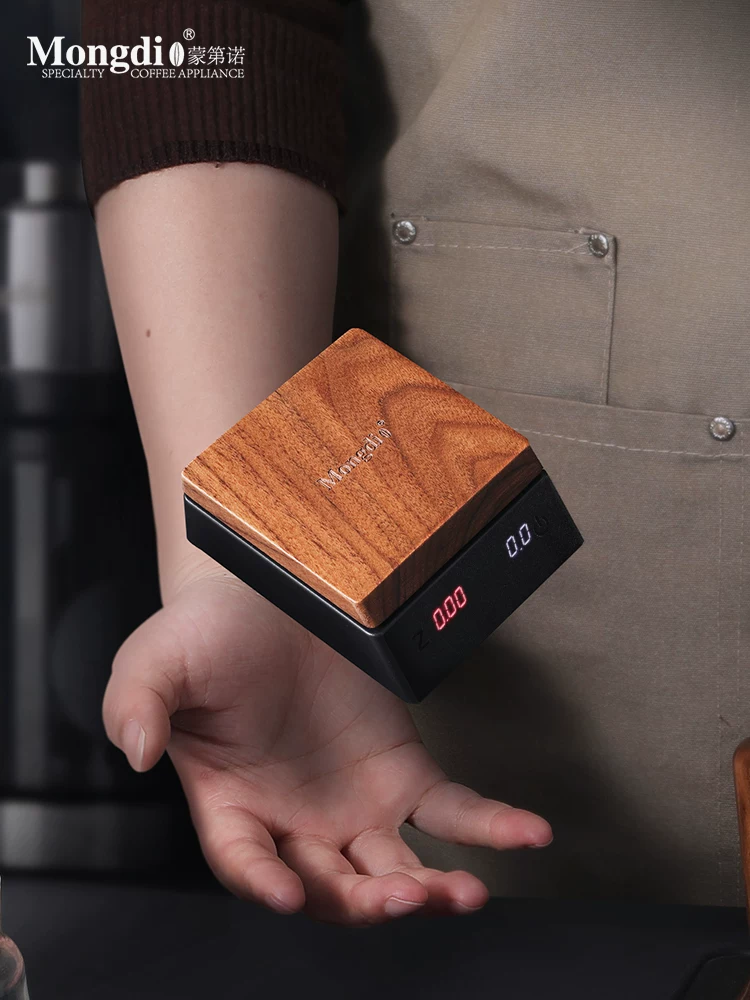 Cân điện tử cà phê Mongdio, thiết bị cân hạt cà phê đặc biệt kiểu Ý, bộ hẹn giờ, cân cà phê pha tay thông minh mini
