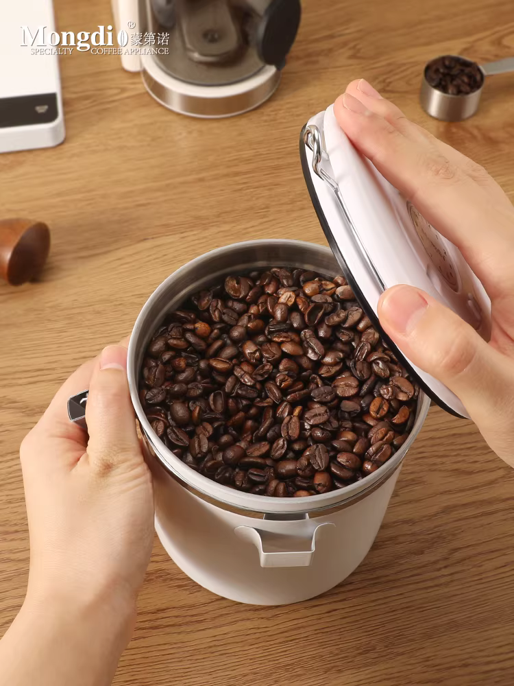 Hũ kín hạt cà phê Mongdio, hũ kín bột cà phê, hũ cà phê đặc biệt, hũ bảo quản hạt cà phê, hũ bảo quản