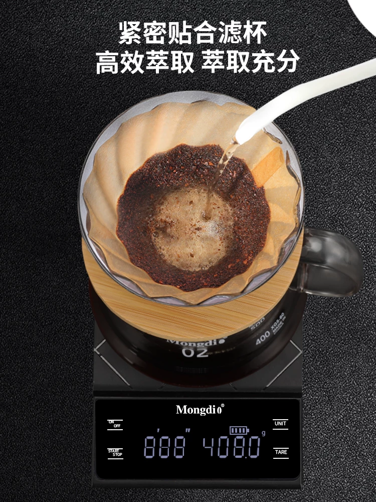 Giấy lọc cà phê Mongdio giấy lọc hình quạt giấy lọc máy pha cà phê v60 giấy lọc cà phê pha tay giấy đặc biệt