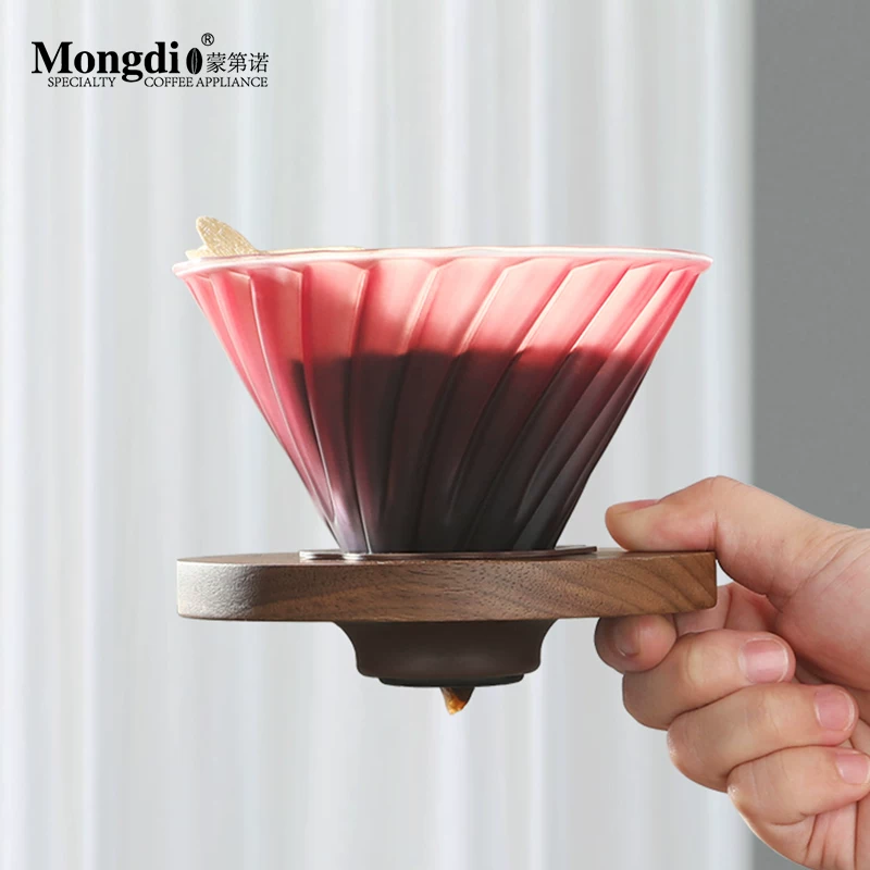 Bộ pha cà phê thủ công Mongdio, ấm pha cà phê thủ công, ấm chia sẻ, cốc lọc V60, máy xay cà phê cầm tay, thiết bị pha cà phê bằng tay