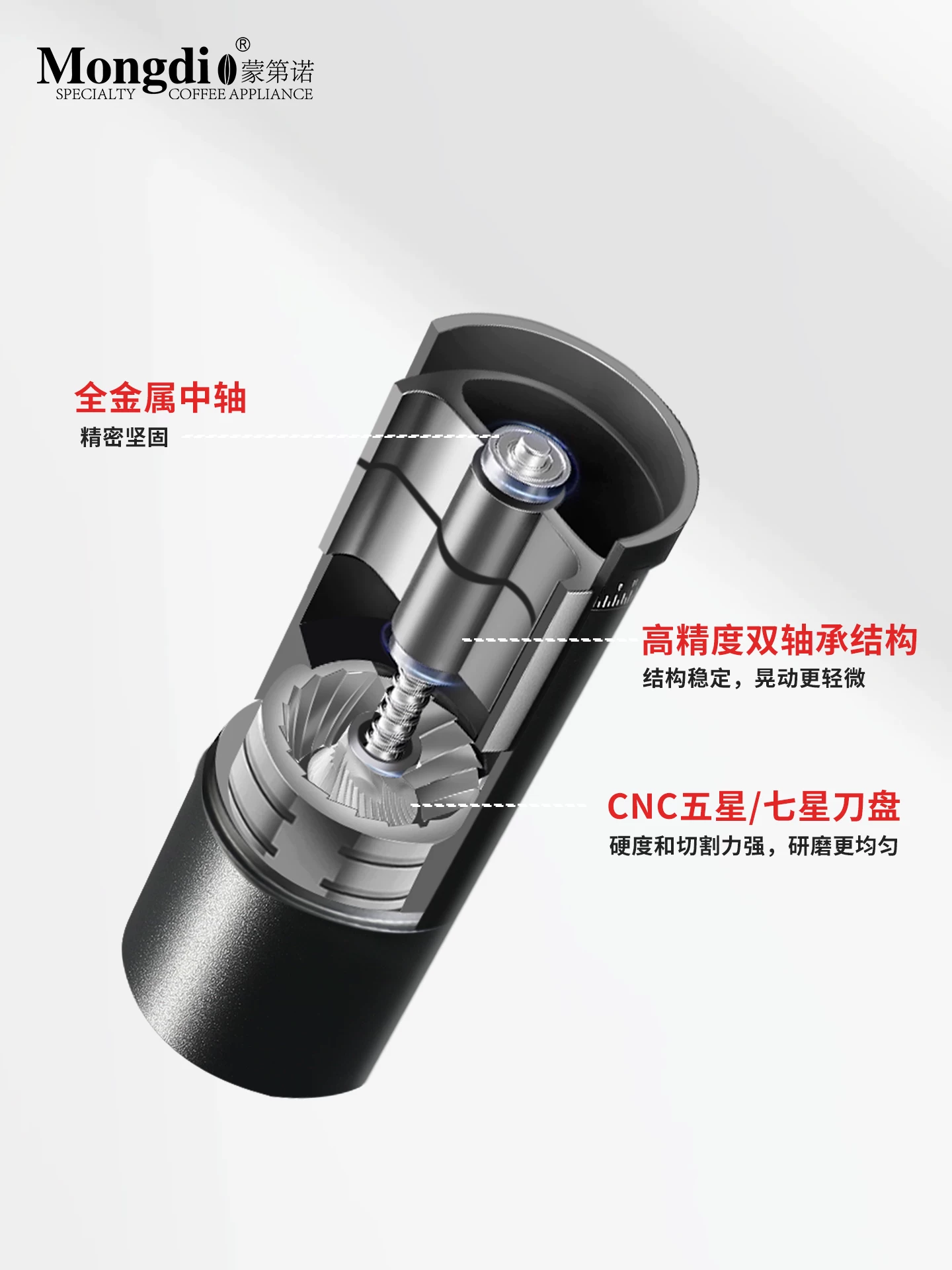 Máy xay cà phê bằng tay Mongdio Máy xay cà phê bằng tay Máy xay hạt cà phê bằng tay