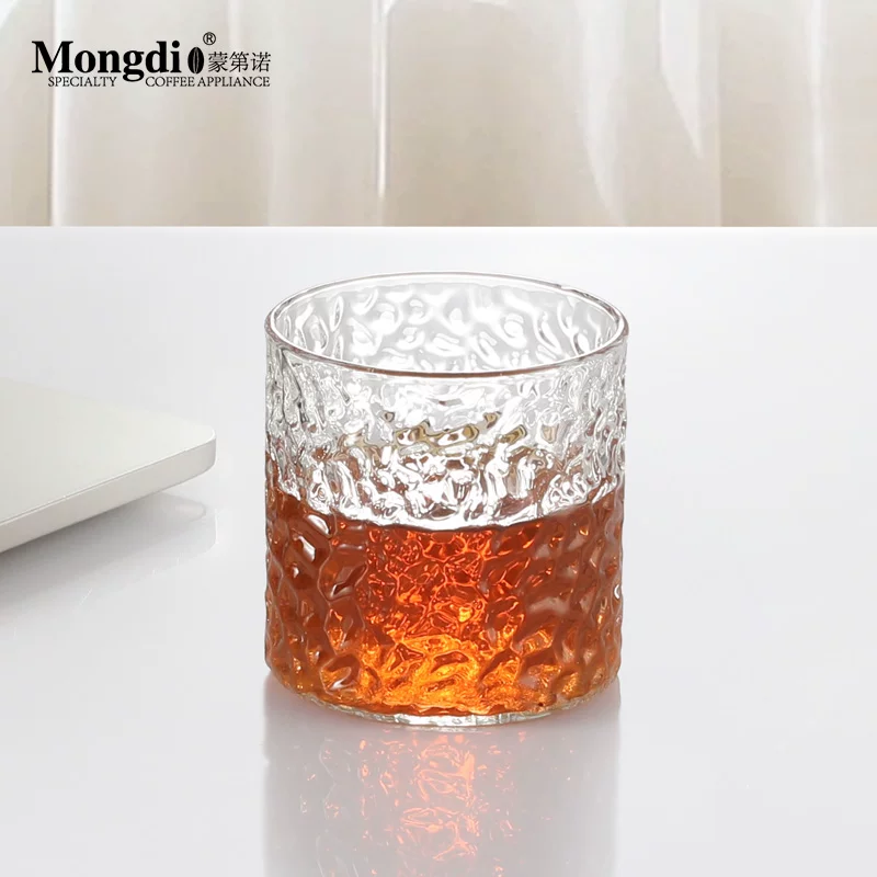 Cốc cà phê thủy tinh Mongdio, cốc nếm cà phê tinh tế cao cấp, cốc dùng chung, cốc thủy tinh kiểu Nhật dùng trong gia đình