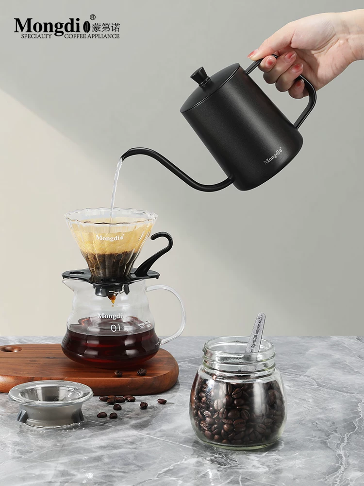 Bộ cà phê pha thủ công Mongdio hộp quà cao cấp quà tặng sinh nhật quà tân gia quà lưu niệm doanh nghiệp