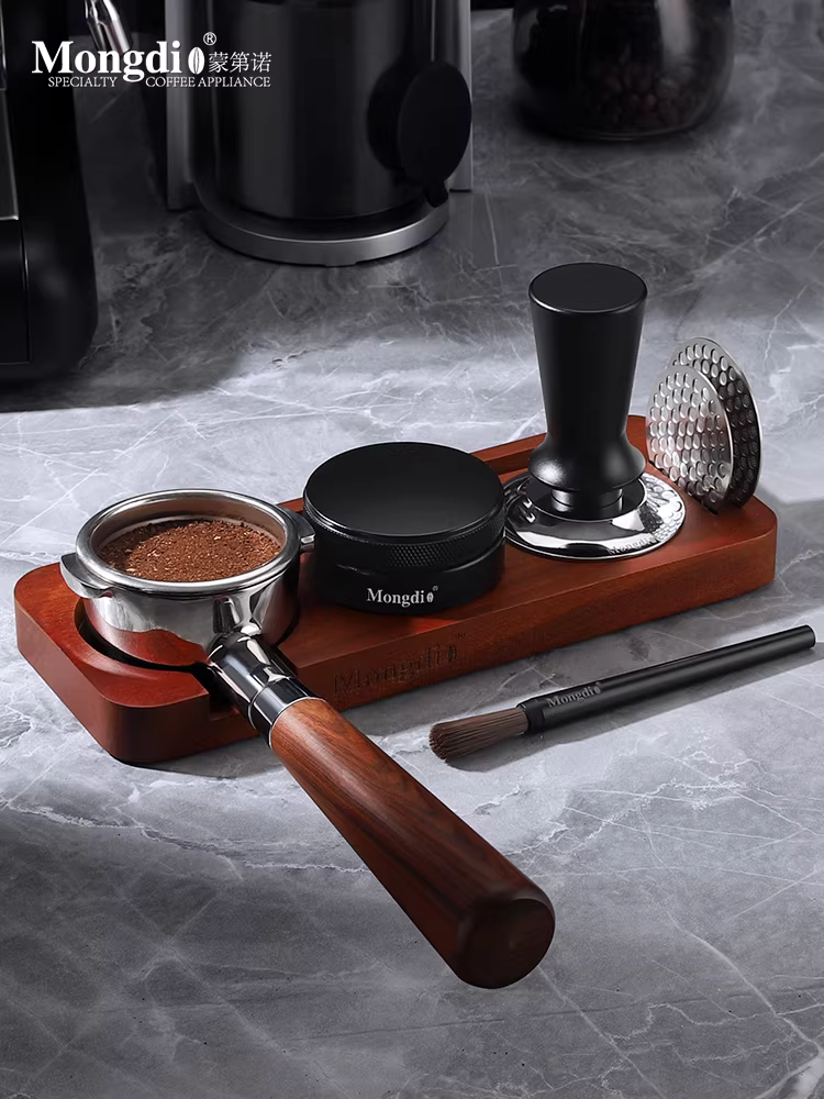 Mongdio thiết bị pha cà phê lưu trữ dụng cụ ép cà phê đế ép cà phê thảm ép cà phê hộp đựng bột bảng lưu trữ dụng cụ máy pha cà phê