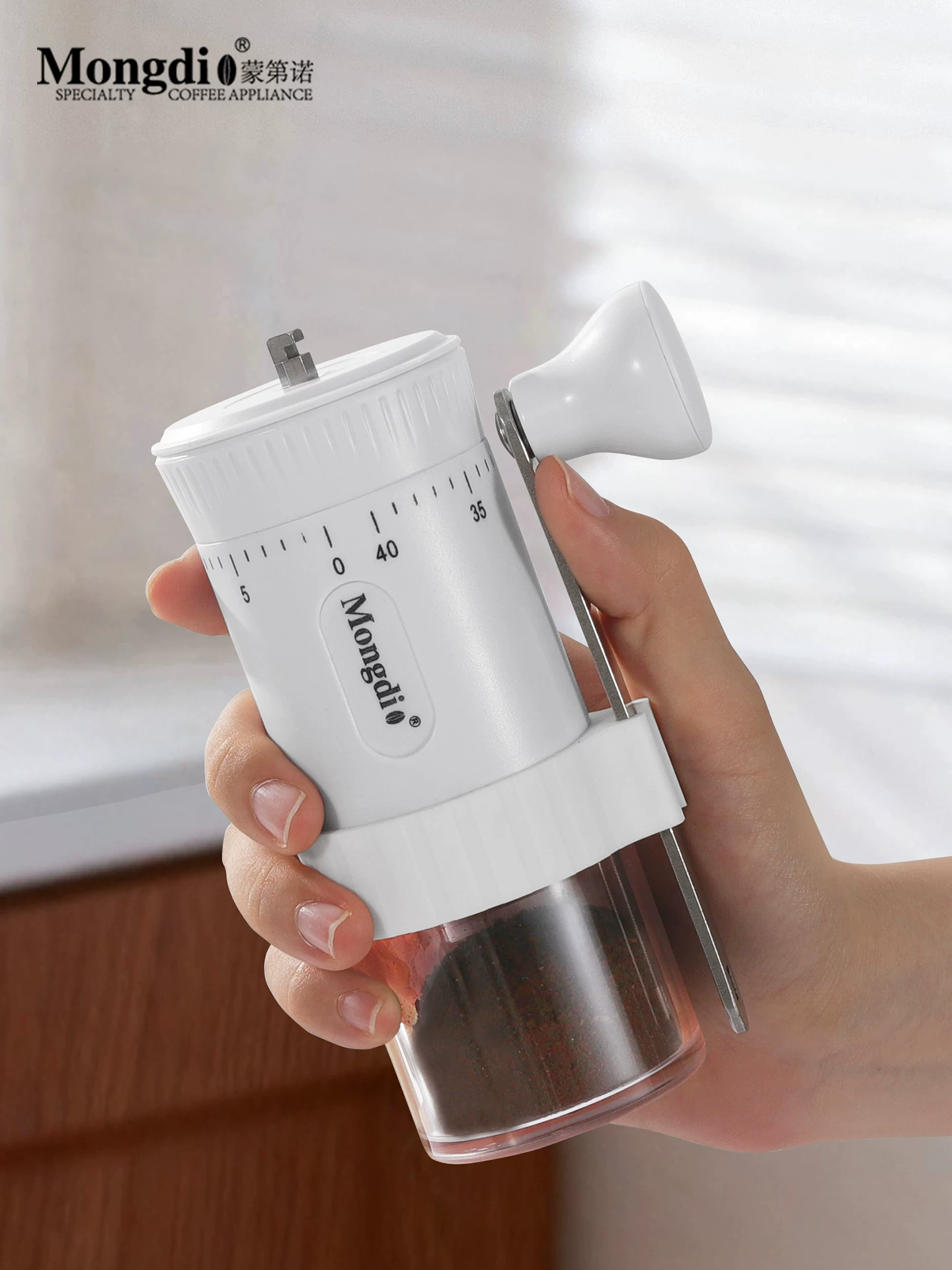 Máy xay cà phê cầm tay Mongdio máy pha cà phê bằng tay máy xay hạt cà phê cầm tay dụng cụ xay hạt cà phê bằng tay