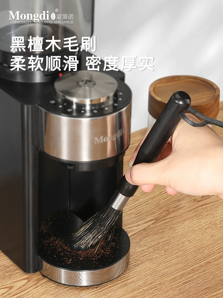 Bàn chải vệ sinh máy xay cà phê Mongdio, dụng cụ vệ sinh đầu pha cà phê, bộ dụng cụ vệ sinh cà phê đầy đủ, bàn chải vệ sinh bã cà phê