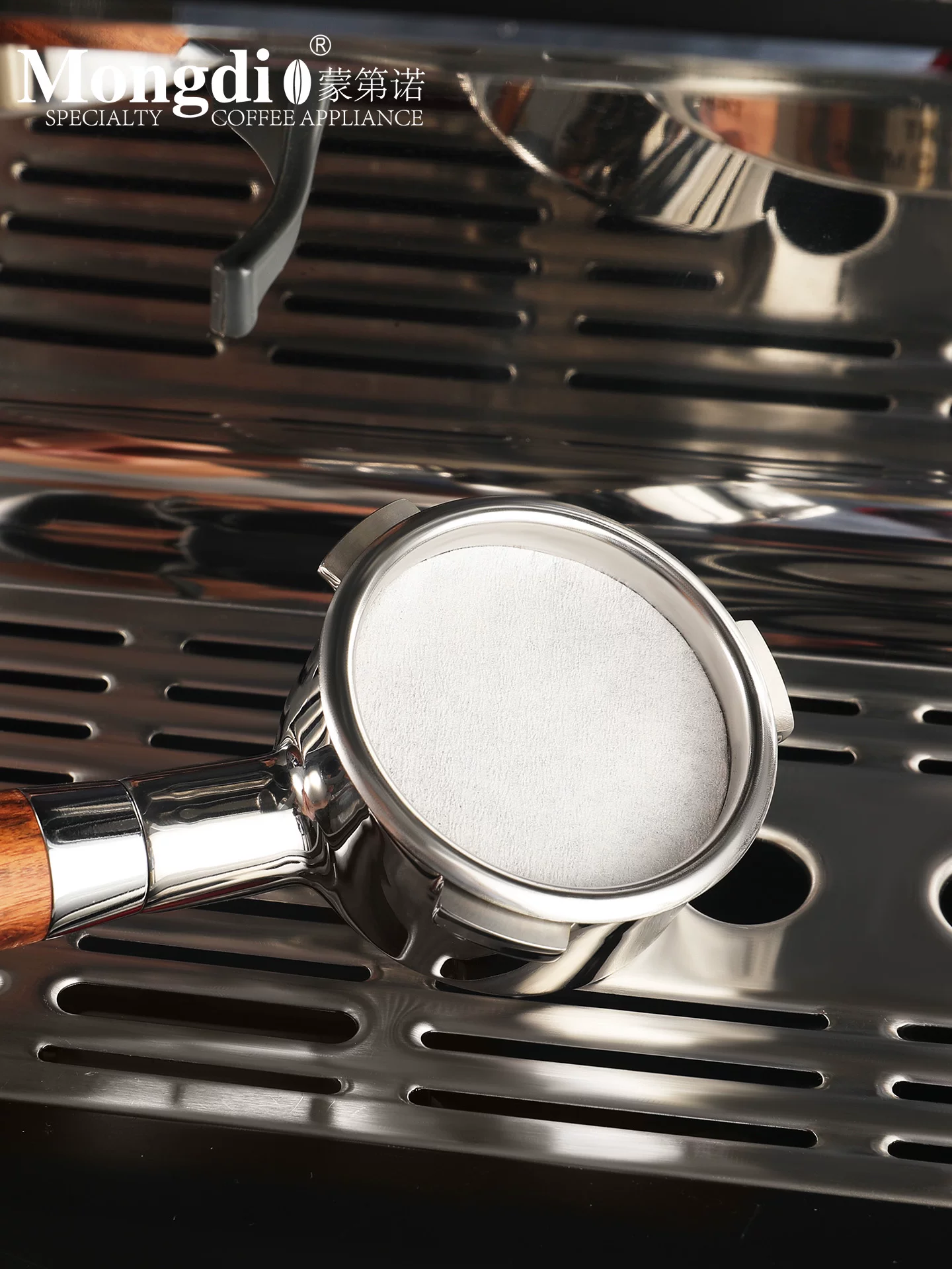 Giấy lọc cà phê Mongdio, phụ kiện máy pha cà phê espresso, tay cầm, khay đựng bột, giấy lọc 51/58mm