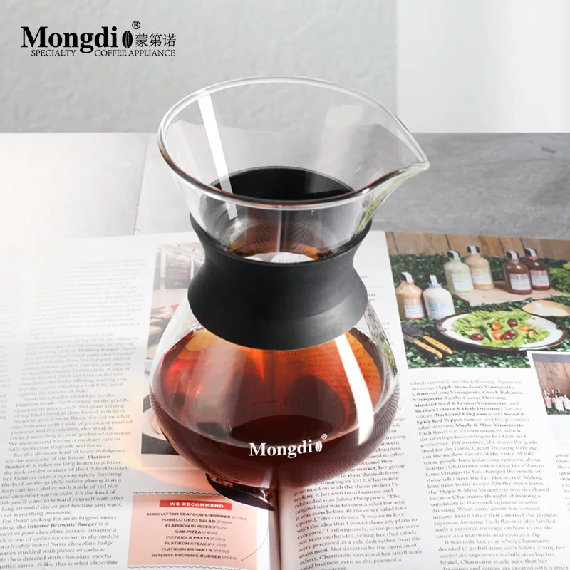 Bộ ấm pha cà phê Mongdio Bộ ấm pha cà phê thủ công Bộ lọc chiết xuất cà phê cốc lọc nhỏ giọt dụng cụ pha cà phê