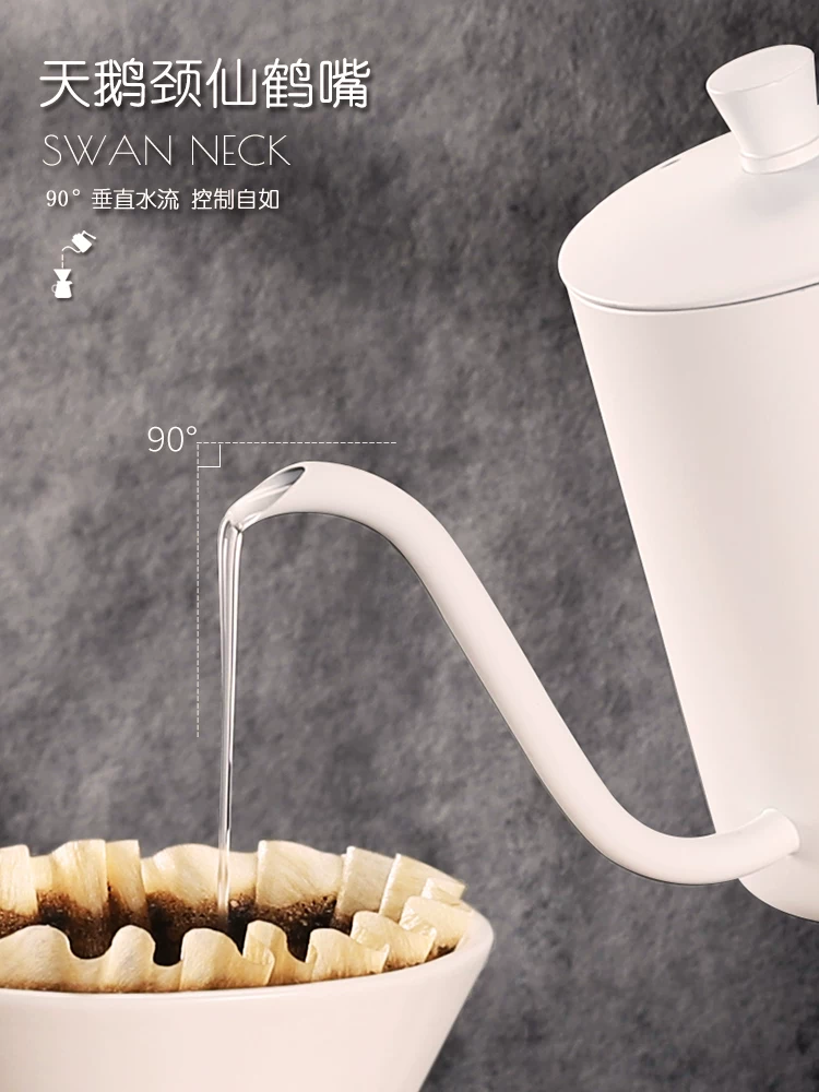 Bình pha cà phê Mongdio, cốc cà phê nhỏ giọt, bình pha cà phê có vòi dài và miệng hẹp, bộ lọc cà phê.