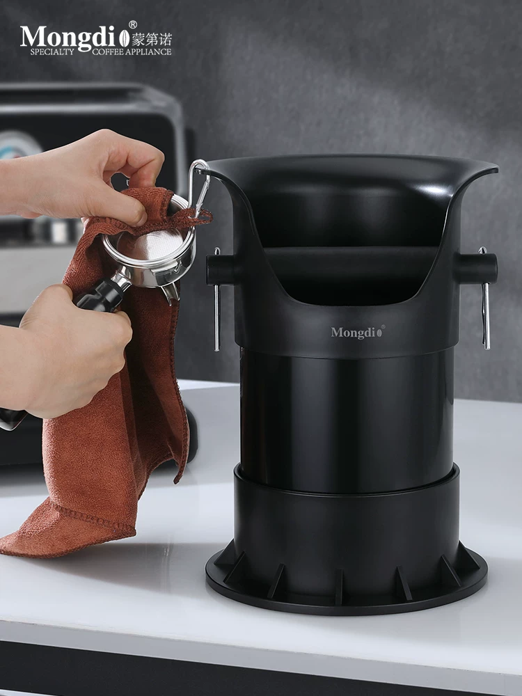 Hộp đựng bã cà phê Mongdio, hộp đựng bã cà phê, dụng cụ thu gom bã cà phê, hộp đựng bã cà phê thương mại cỡ lớn.