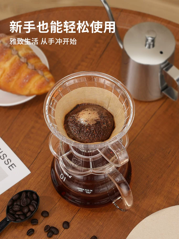 Bộ ấm pha cà phê thủ công Mongdio hộp quà tặng máy pha cà phê xay tay tại nhà thiết bị pha cà phê quay tay bộ lọc quà tặng