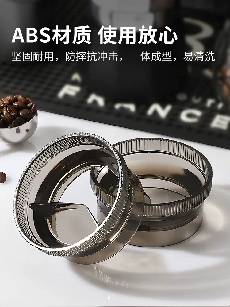 Mongdio Moka pot nhà phân phối bột cà phê bình đựng bột cà phê dụng cụ phân phối bột cà phê van đơn van đôi