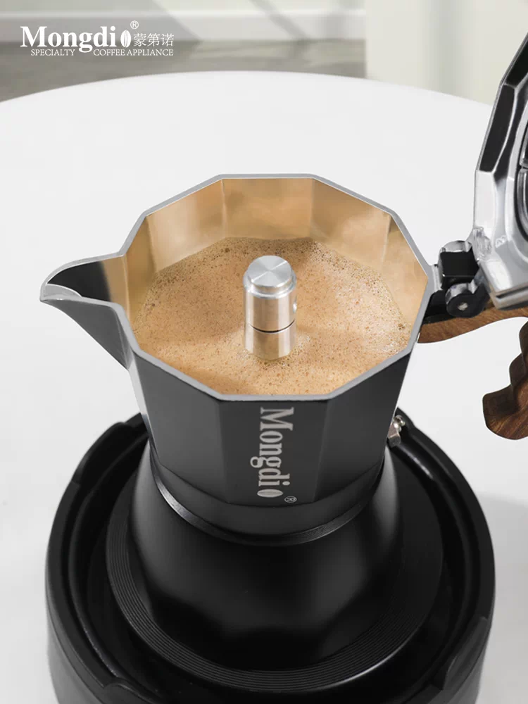 Bộ máy pha cà phê van đôi Mongdio Moka pot máy pha cà phê espresso tại nhà thiết bị pha cà phê thủ công