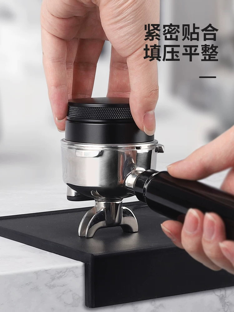 Dụng cụ nén cà phê Mongdio, máy ép cà phê, búa nén, bát đựng bột máy pha cà phê, lưới lọc 51mm, phụ kiện cà phê