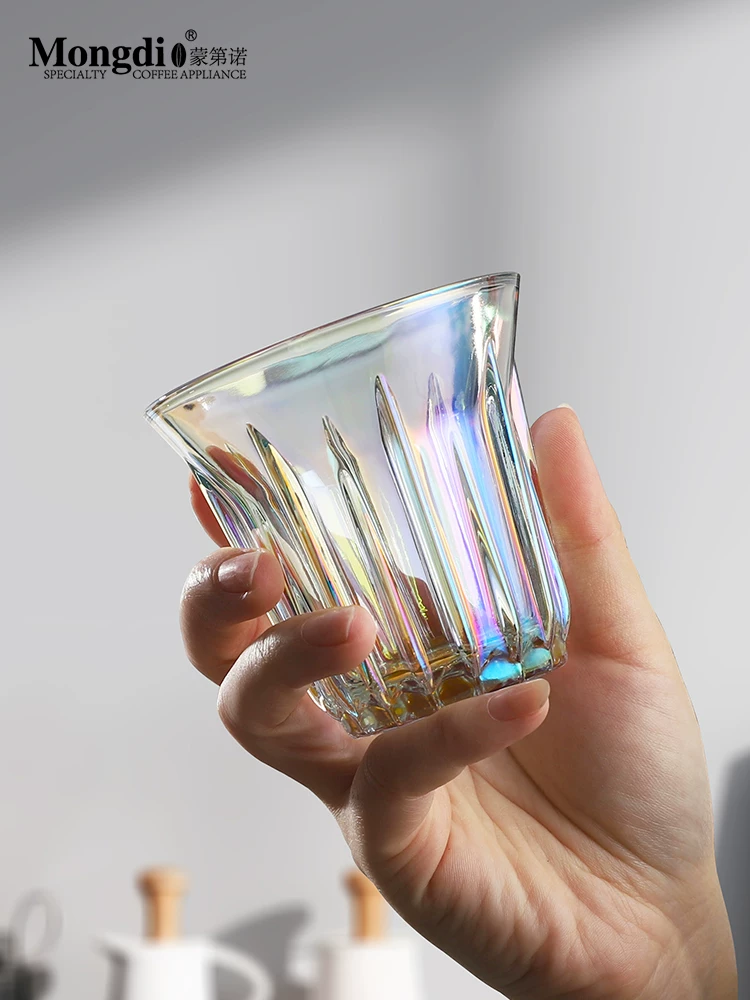 Cốc cà phê Mongdio, cốc bẩn, cốc trắng Úc, cốc latte thủy tinh, cốc espresso cao cấp, cốc latte art