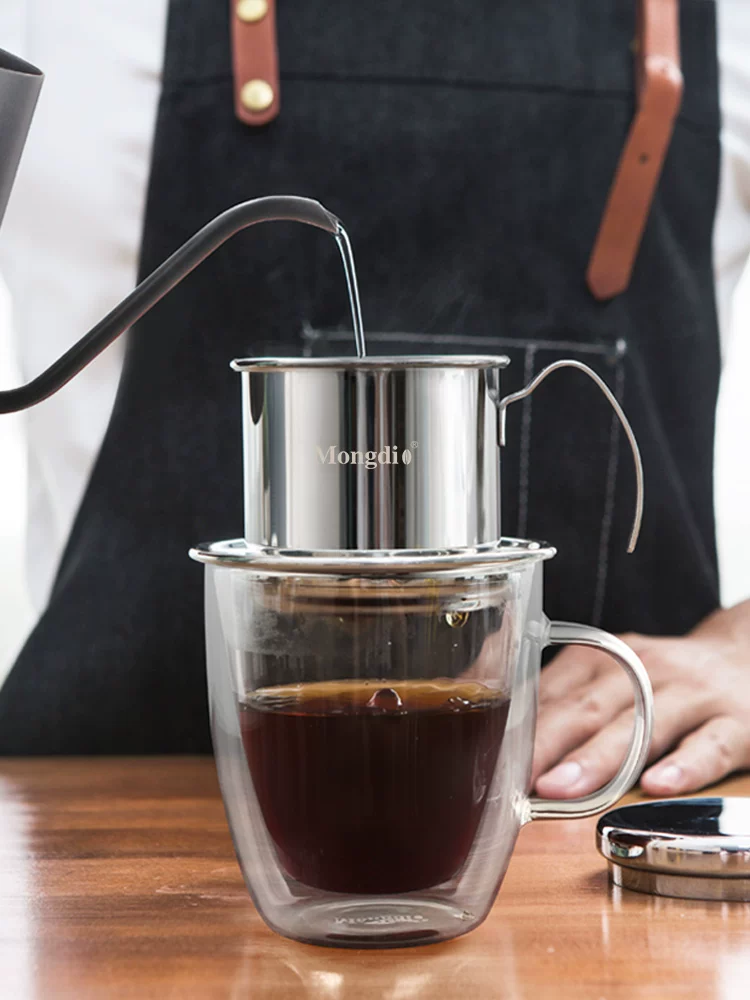 Bộ pha cà phê thủ công Mongdio, bộ lọc cà phê, dụng cụ pha cà phê nhỏ giọt