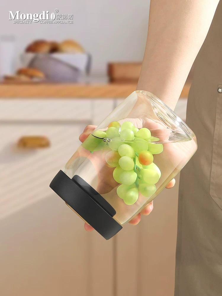 Hộp đựng trà Mongdio, lọ thủy tinh kín khí, lọ đựng trà, hộp đựng trà gia dụng, hộp đựng trà thơm