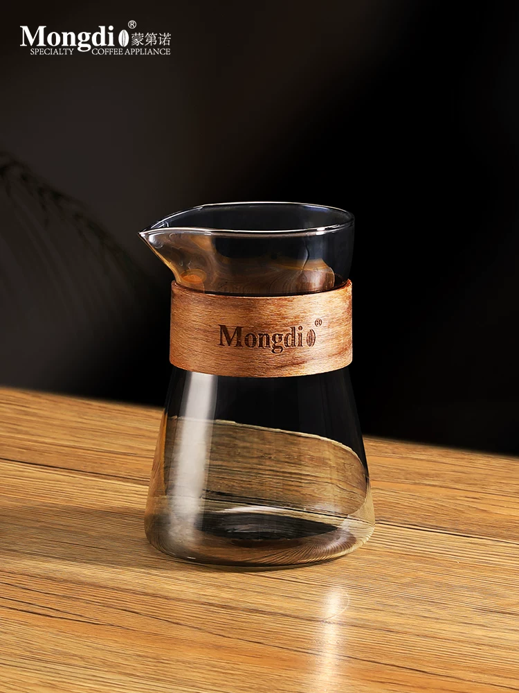 Bình pha cà phê Mongdio, bình cà phê thủy tinh gia dụng, bộ pha cà phê thủ công, cốc lọc, bình pha cà phê lạnh, cốc chia sẻ