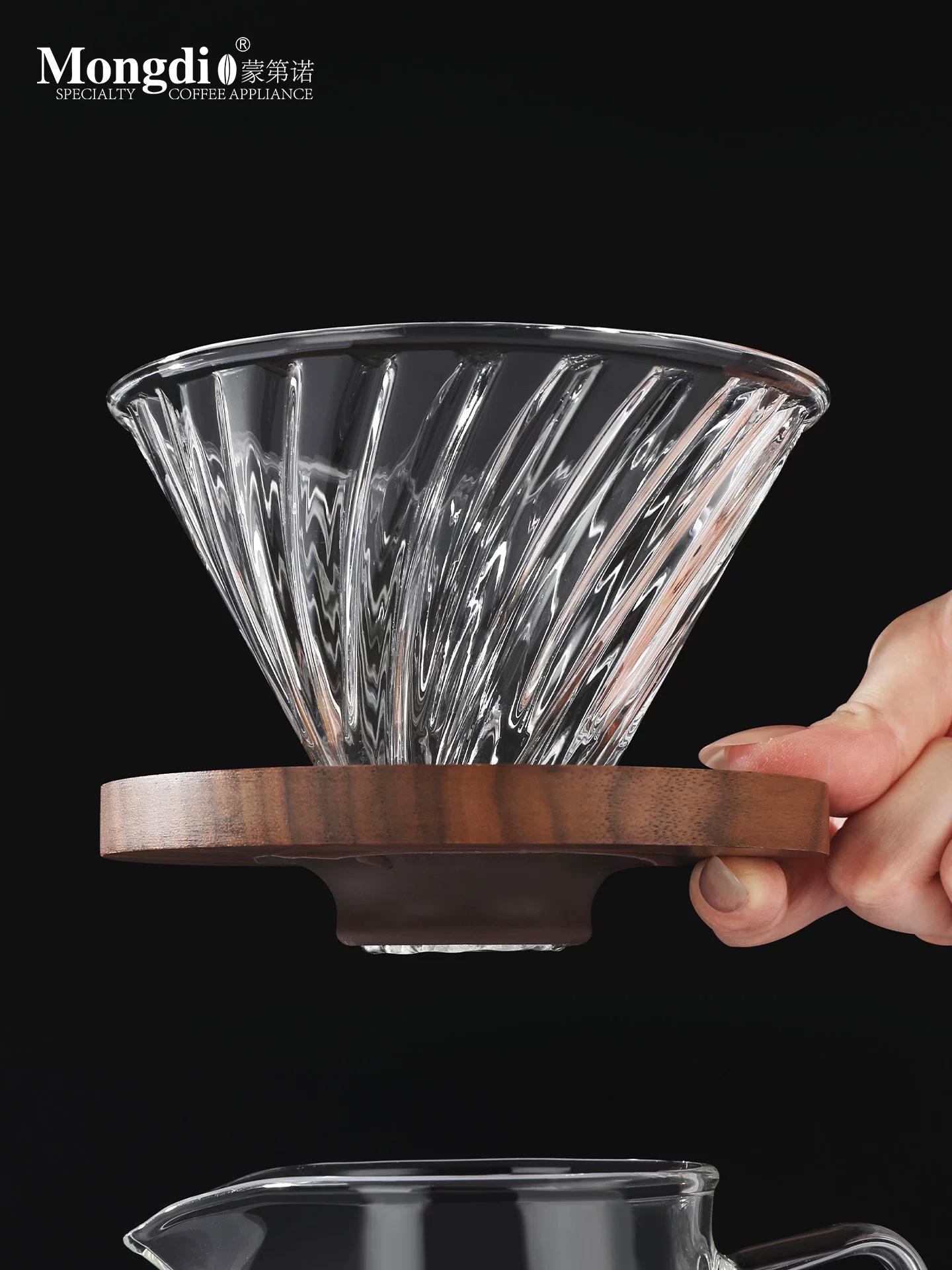 Bộ dụng cụ pha cà phê thủ công Mongdio, cốc lọc cà phê, cốc chiết xuất, cốc lọc v60, bộ dụng cụ pha cà phê thủ công
