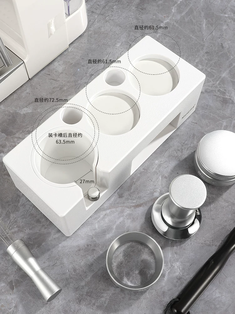 Bộ đế ép cà phê phụ kiện máy pha cà phê búa ép cà phê hai trong một bộ ba món 51/58mm