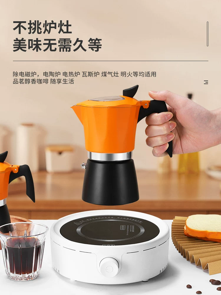 Bộ pha cà phê Moka, máy pha cà phê espresso tại nhà, máy xay cà phê thủ công, dụng cụ chiết xuất espresso, bộ pha cà phê thủ công Moka