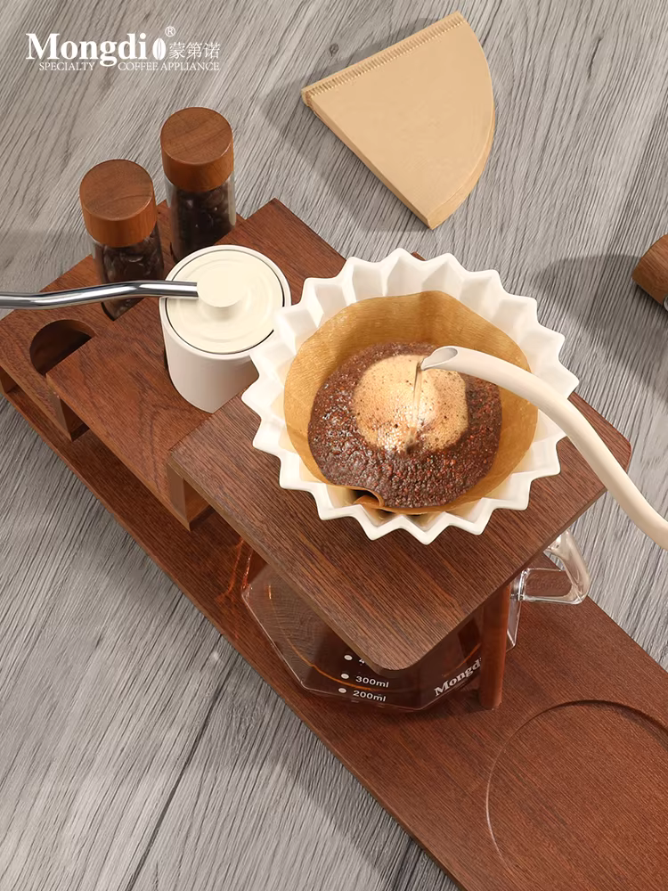 Bộ ấm pha cà phê thủ công Mongdio, máy pha cà phê bằng tay, máy xay cà phê bằng tay, bộ dụng cụ pha cà phê hoàn chỉnh