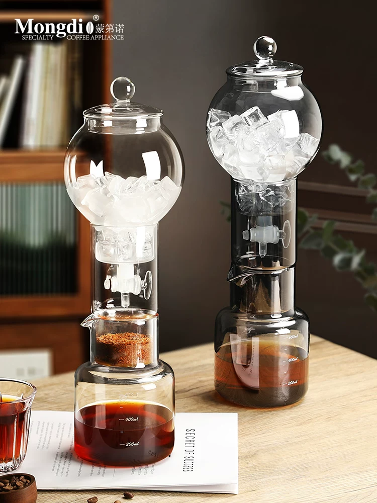Bình pha cà phê đá lạnh Mongdio, thiết bị pha cà phê, bình pha cà phê lạnh, bình pha cà phê bằng thủy tinh, bộ lọc nhỏ giọt