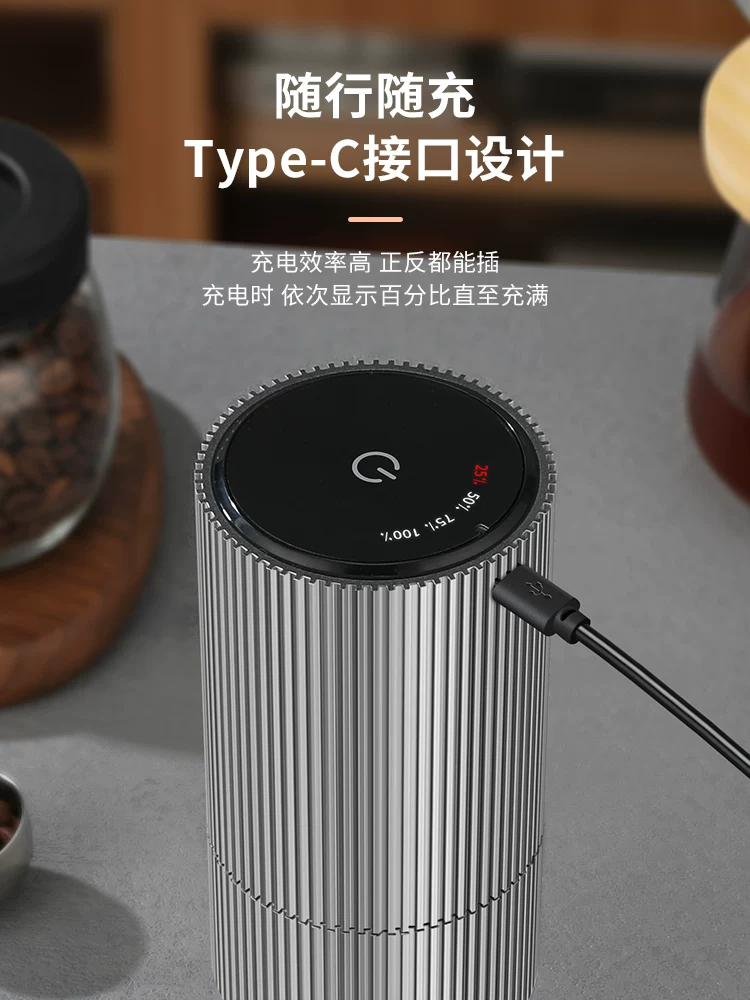 Máy xay đậu bằng điện, máy xay hạt cà phê nhỏ gia dụng, máy pha cà phê tươi hoàn toàn tự động, máy xay cà phê quay tay