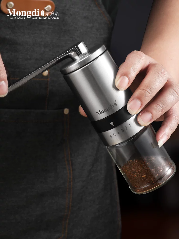 Máy xay cà phê bằng tay Mongdio Máy xay cà phê bằng tay cầm tay Máy xay cà phê bằng tay cầm tay
