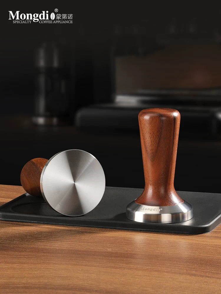 Dụng cụ nén cà phê Mongdio, búa bột cà phê lực không đổi, dụng cụ phân phối cà phê, phụ kiện máy pha cà phê 51/58mm